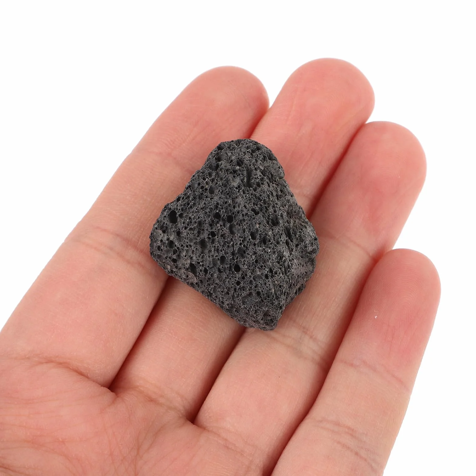 BESTonZON Pierres de lave naturelles 400 g - Galets volcaniques pour aquarium et parterre