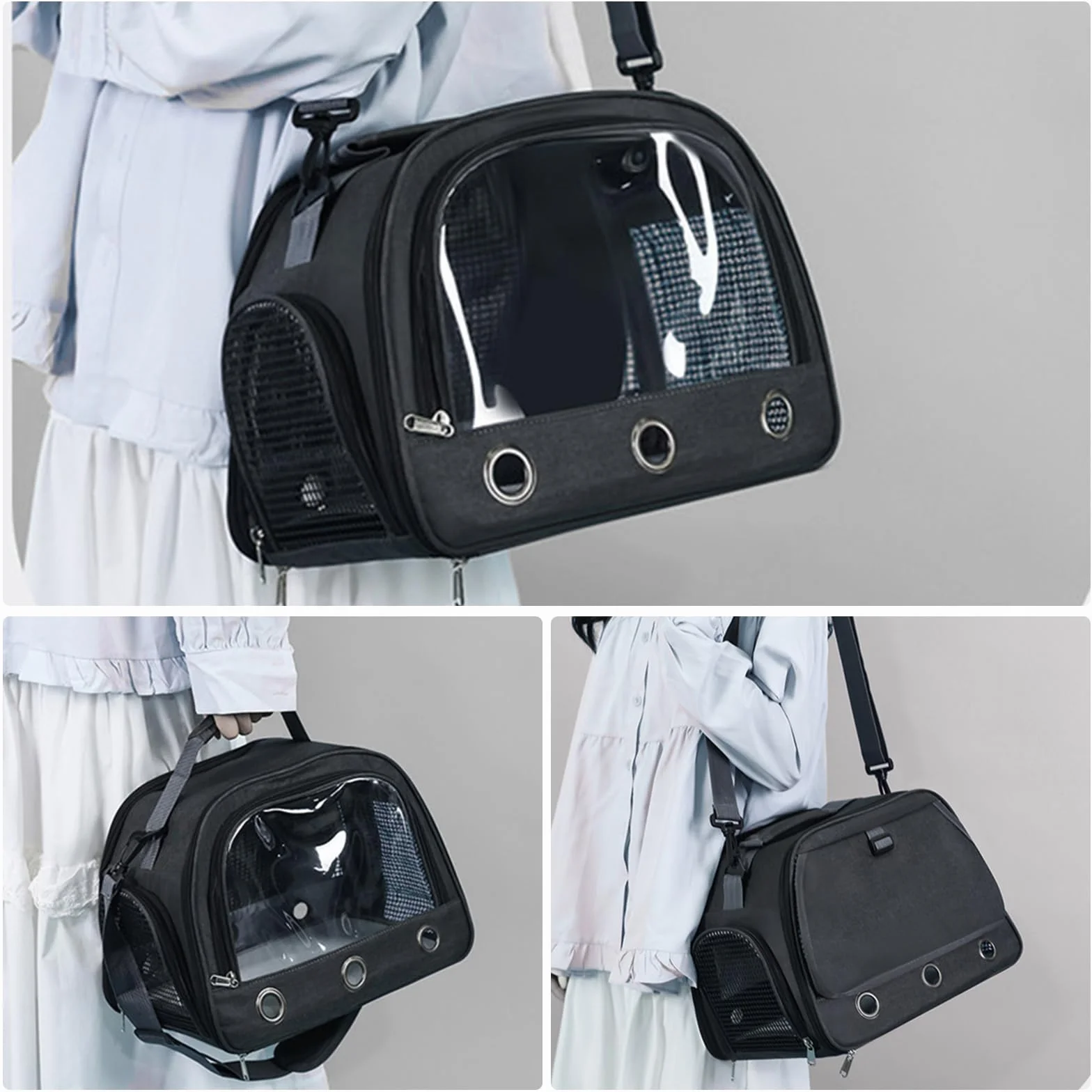 Sac de transport pour cochon d'Inde pliable et respirant