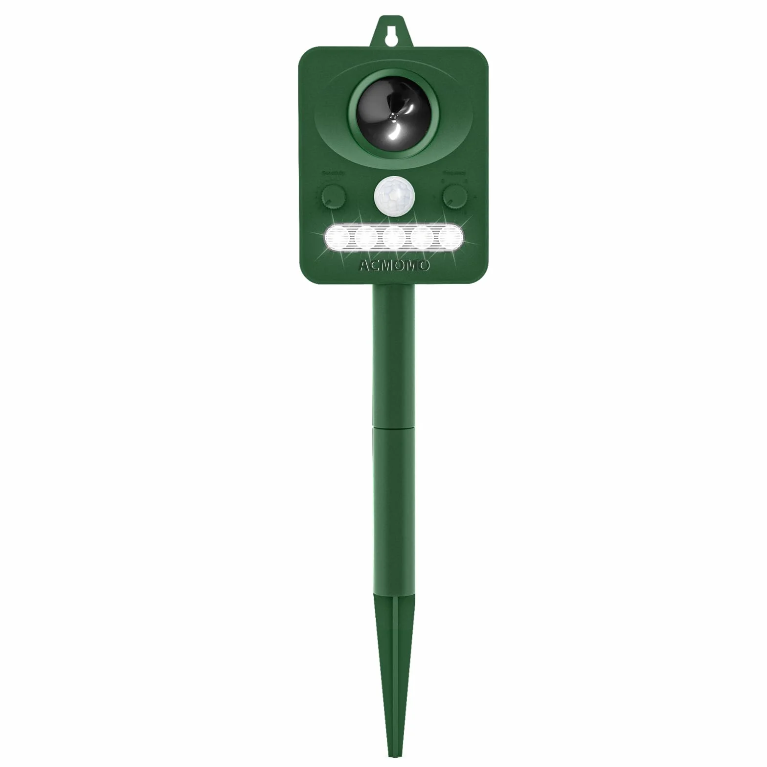 Répulsif Chat Ultrason Extérieur Puissant Étanche Capteur Mouvement 15m Recharge Solaire USB Anti Pigeons Balcon