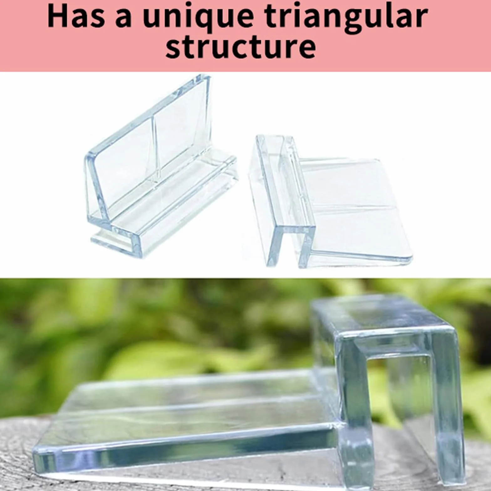 Clips de Protection en Verre pour Aquarium 6mm, Support d'Aquarium Acrylique, 6 Pièces