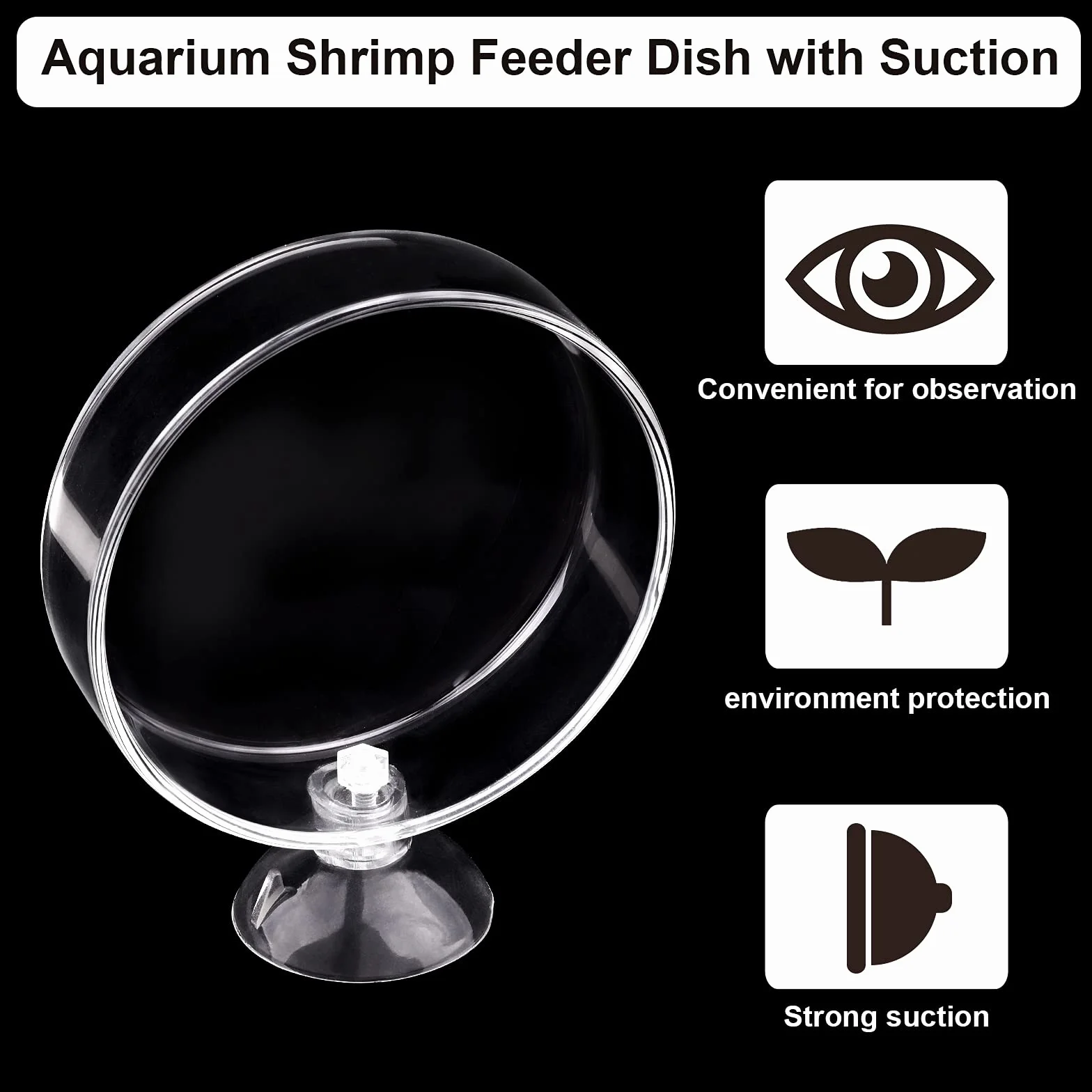 WEAVERBIRD Gamelle aquarium crevettes bol 60 mm