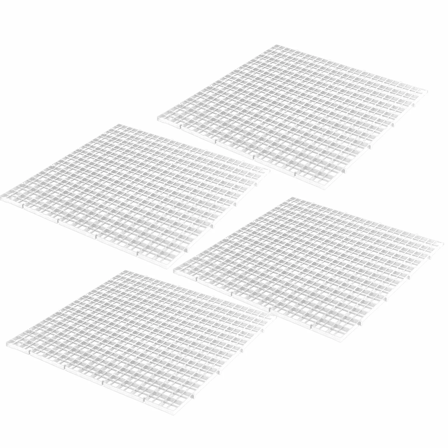 Couvercle d'aquarium 30 x 30 cm 4 panneaux de grille filtrante anti-saut pour terrarium tortue