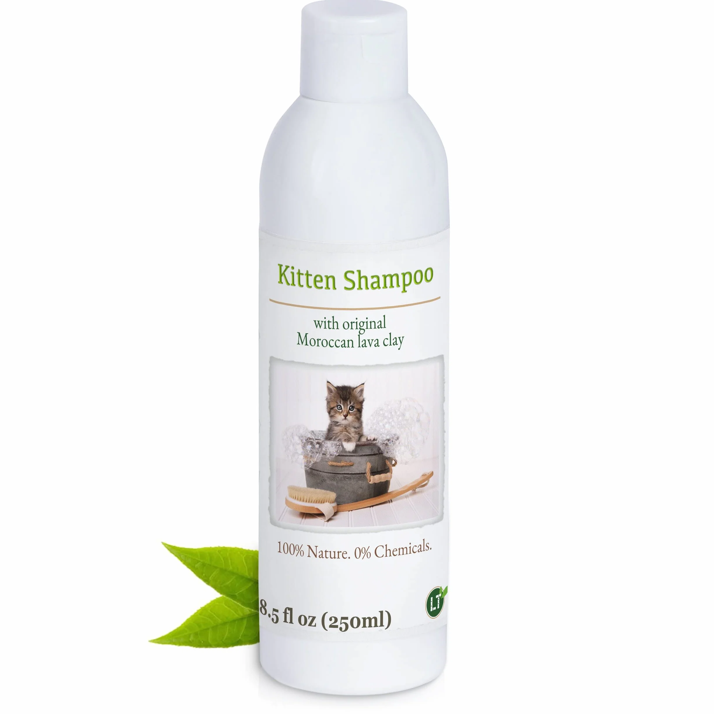 Shampooing bio pour chaton hypoallergénique anti-démangeaisons à la lave blanche 250 ml