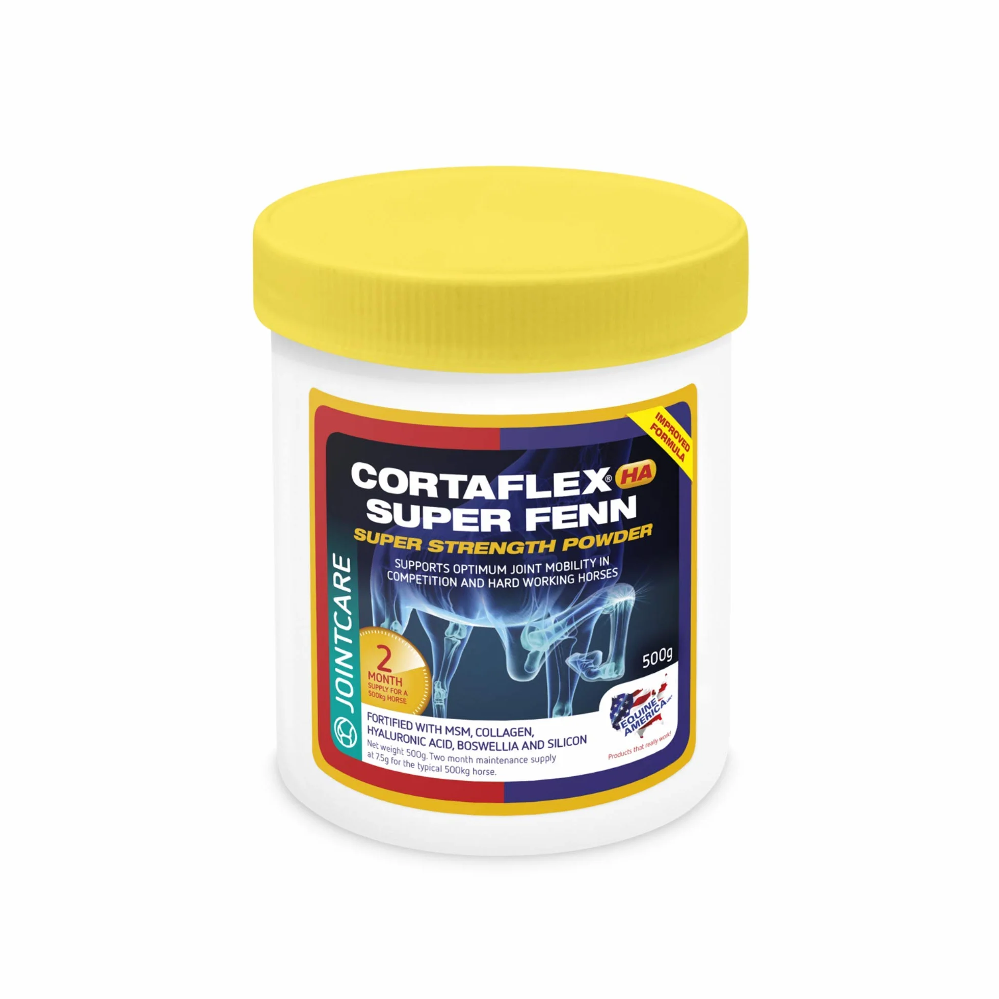 Equine America Cortaflex HA Super Fenn Poudre Super Forte supplément cheval 500g