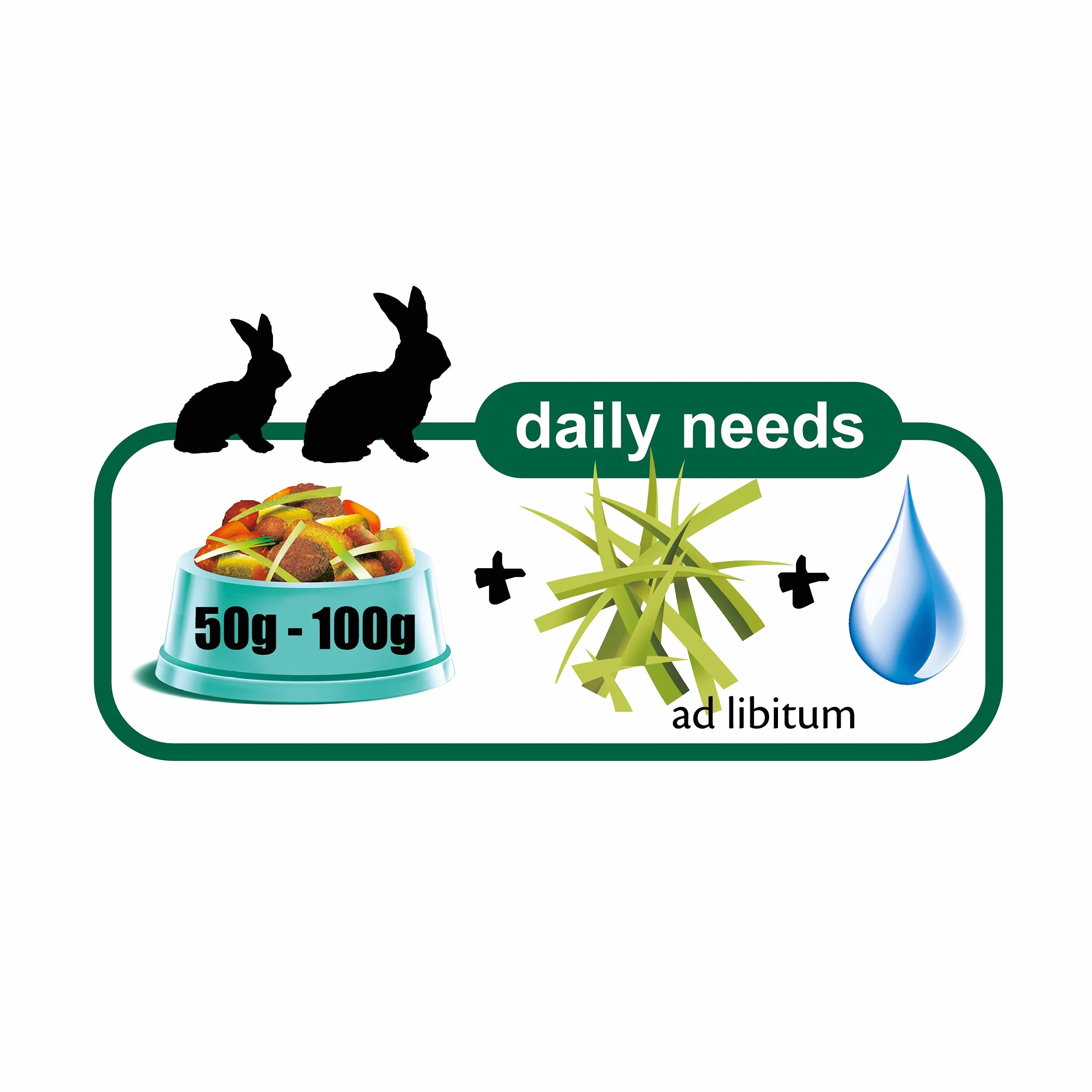 VERSELE-LAGA Nature Cuni Mélange Varié Riche en Fibres pour Lapins Adultes 5x2,3kg
