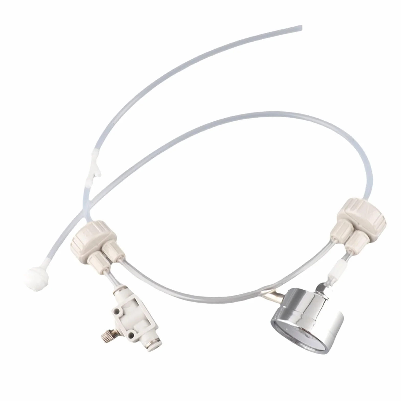 Kit Système Générateur CO2 avec Manomètre DIY Aquarium Plante Bouchon Bouteille Valve Tube Pro