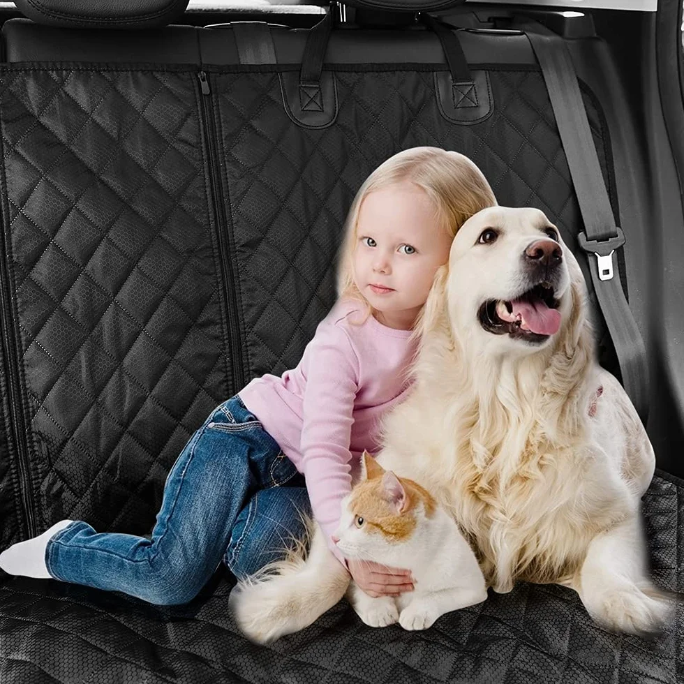 ANOSOSPECIAL Housse Protection Siège Arrière Voiture Imperméable Taille Universelle Chien