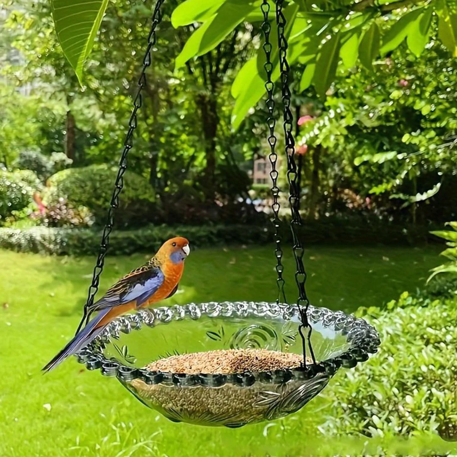 Abreuvoir pour Oiseaux - Petit Bain d'Oiseaux Décoration Jardin Bassin Extérieur