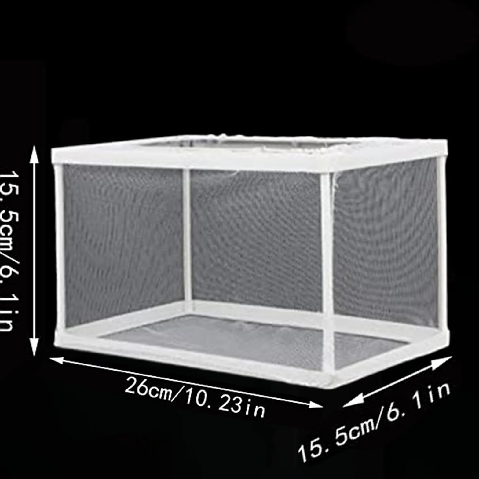 2 Pièces Boîte de Frai, Filet Isolant pour Aquariums, Incubateur de Poissons d'aquarium, Convient pour Les Aquariums, Isoler Les Semis et Soutenir l'incubation et la Reproduction (Blanc)