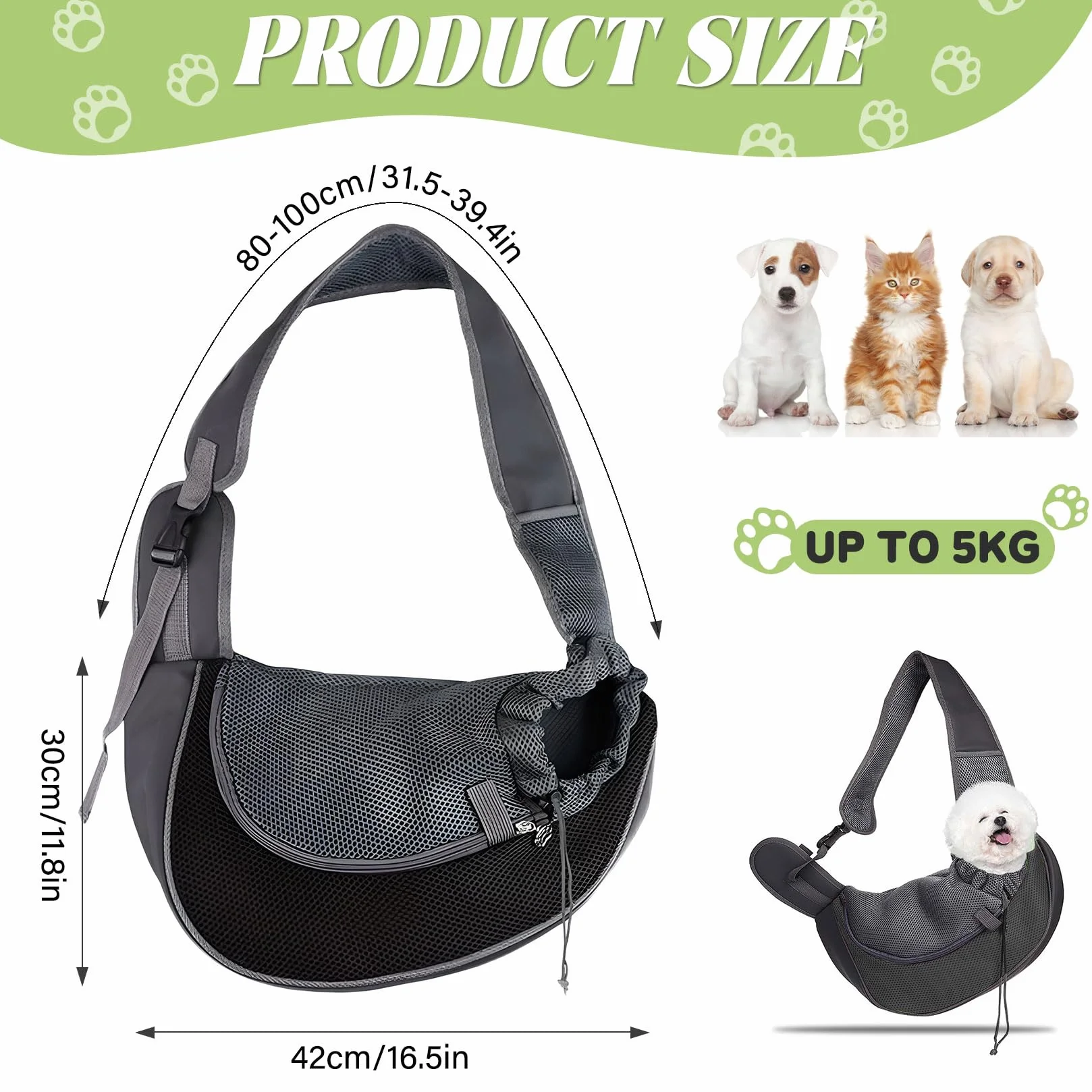 Herbst Hundetragen Sac à Dos pour Chien Voyage Extérieur