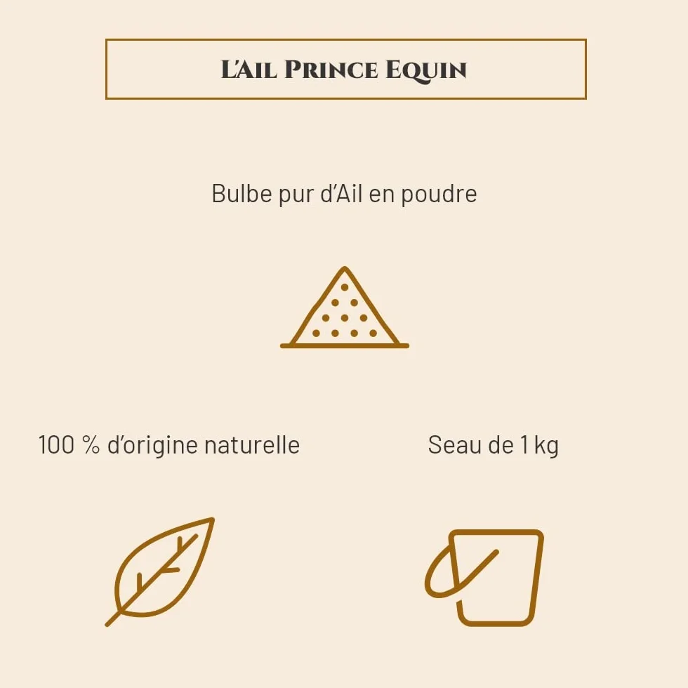 AIL - Complément nutritionnel Cheval - Seau 1 kg - Répulsif Contre Les Insectes - Circulation Sanguine - Soutien de la Respiration - Marque Française