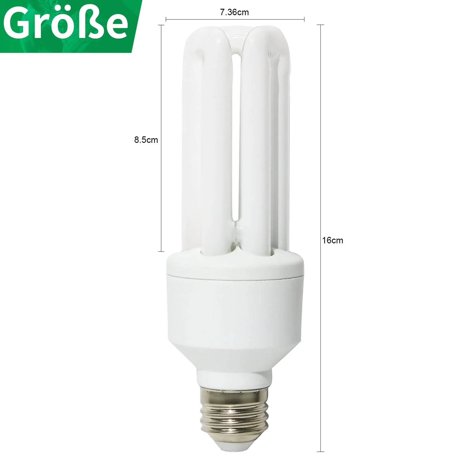 LUCKY HERP UVA UVB Ampoule 2.4 UVB 20W Lampe fluorescente compacte pour oiseaux