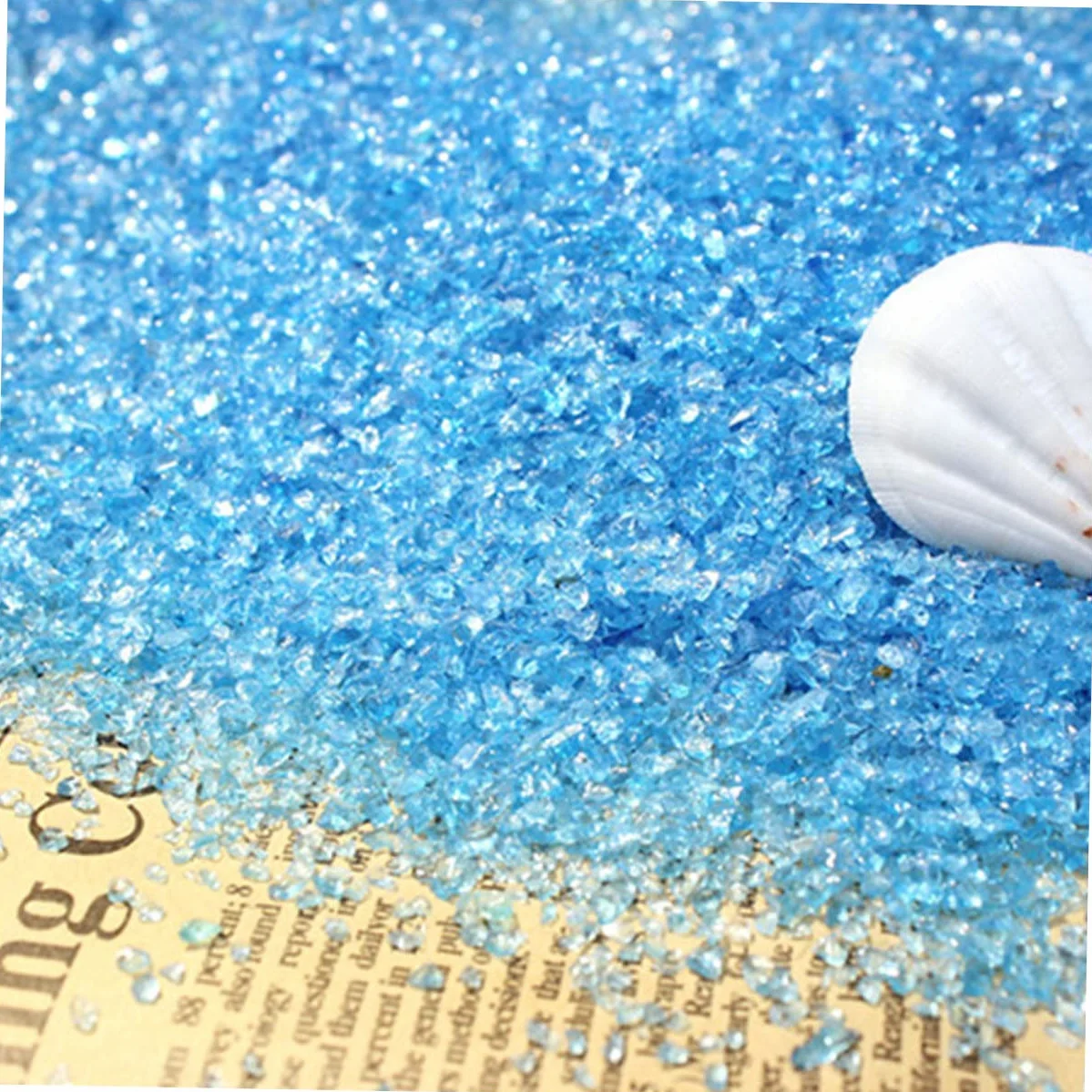 Sable DéCoratif Bleu pour Aquarium - Gravier Naturel SûR pour Poissons Sol De Bac Et Terrarium IdéAl pour DéCoration Et Entretien