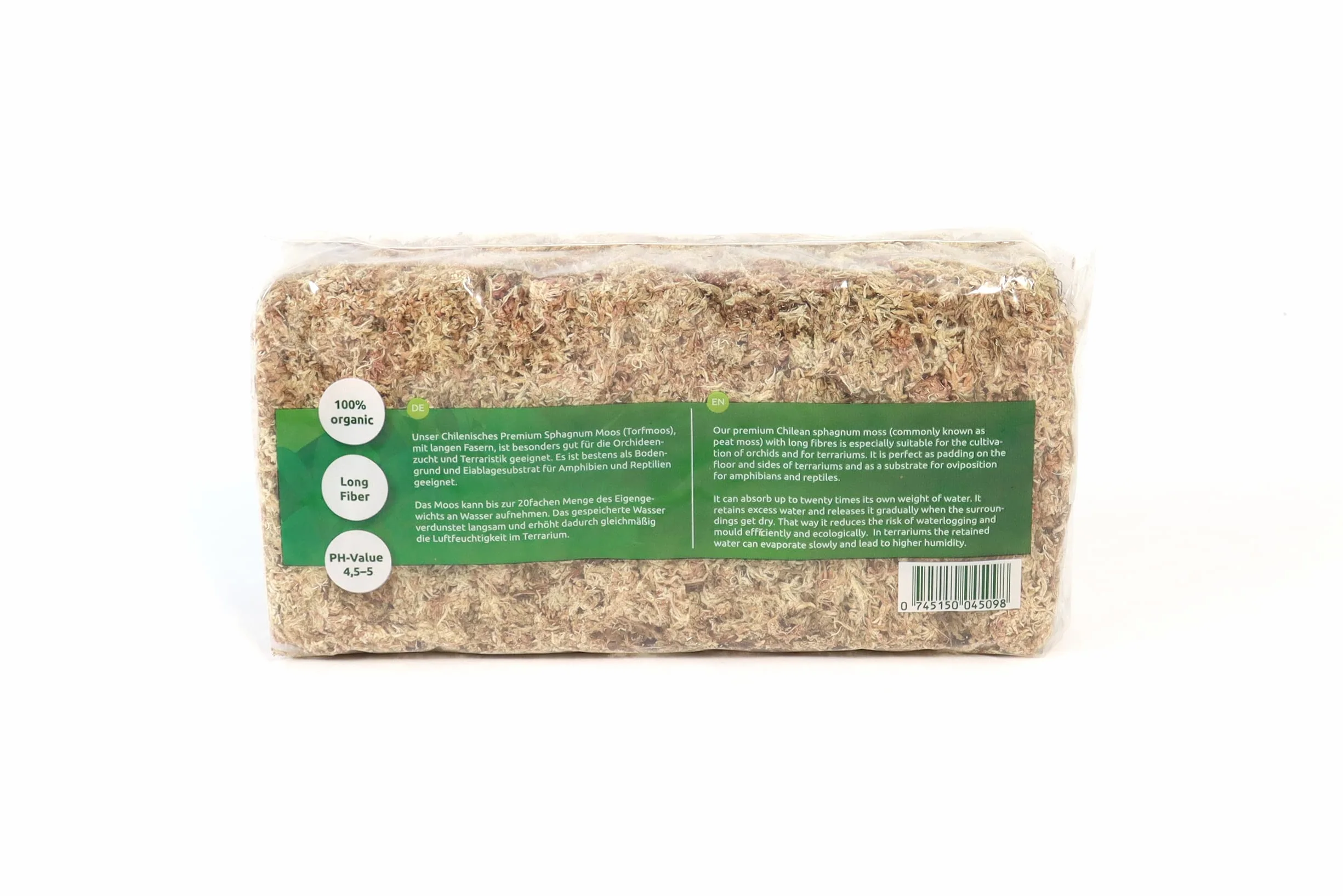Sphaigne de sphaigne pour Terrarium et orchidées du Chili 150 g à 5000g