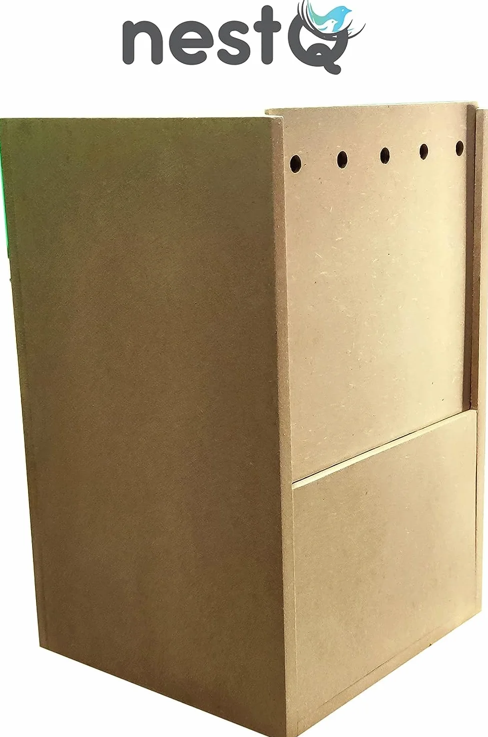 Nichoir pour nymphes en bois 30 x 21,5 x 20,5 cm Taille M vertical pour oiseaux