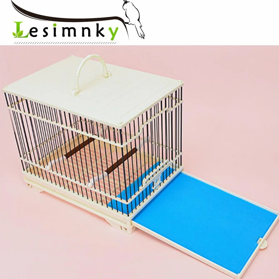 Lot de 120 doublures jetables en papier non tissé pour cage à oiseaux 27,9 x 43,2 cm absorbantes bleu