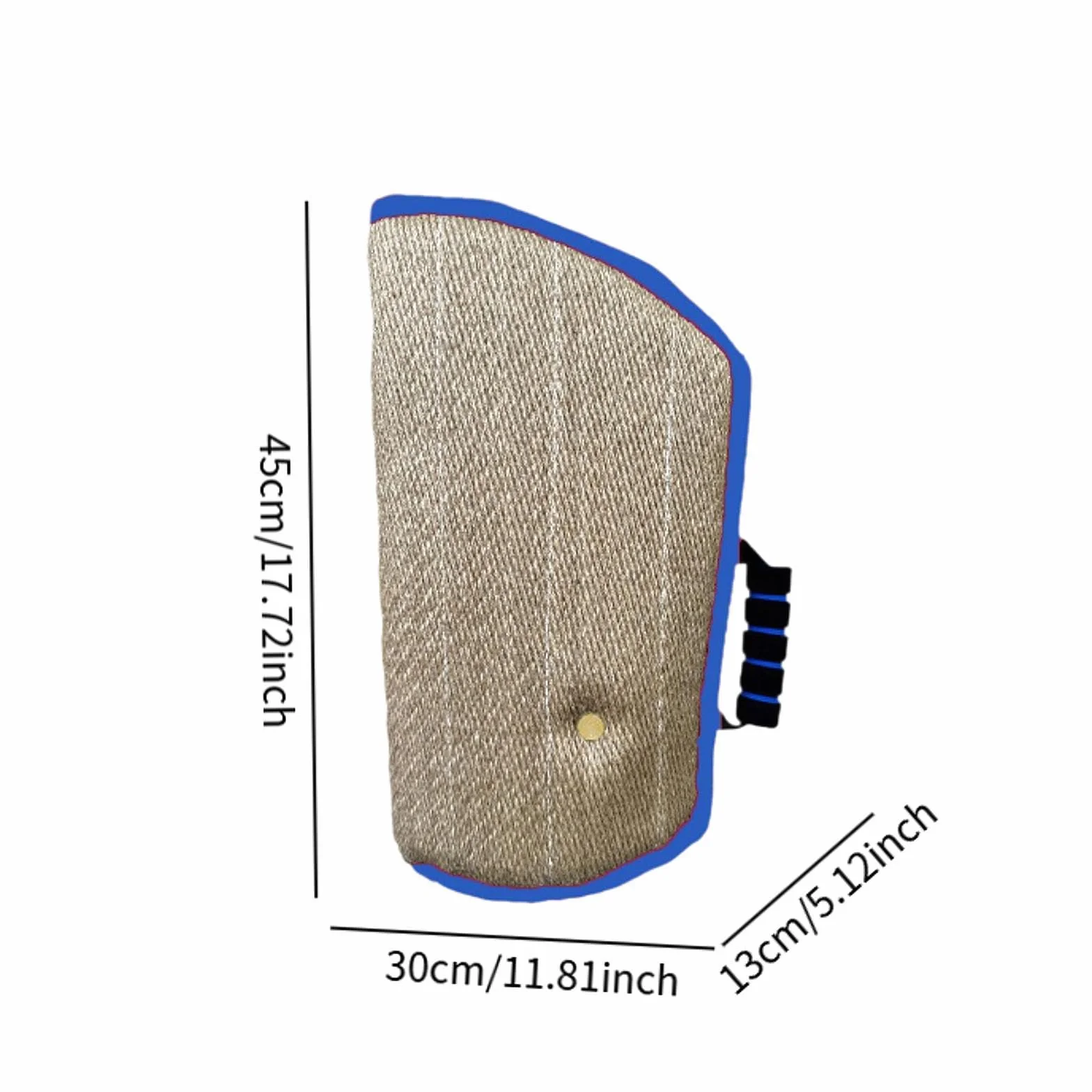 Manchon de Bras Mordant pour Chien Sharplace, Manchon d'entraînement d'agilité Professionnel, Protection Contre les Morsures, Bord Bleu