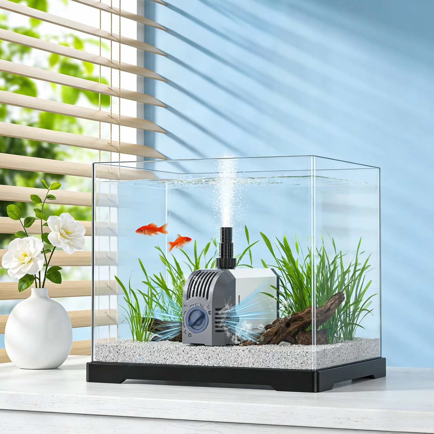 Pompe Submersible 2500L/h 45W Forever Speed pour Aquarium Jardin Fontaine