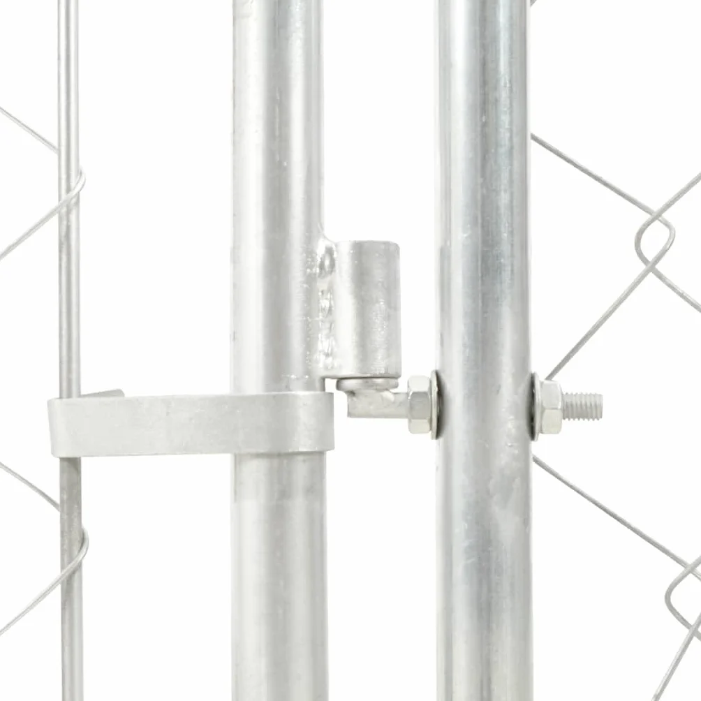 vidaXL Chenil d'Extérieur avec Toit pour Chiens 2x2x1,35 cm Enclos Cage
