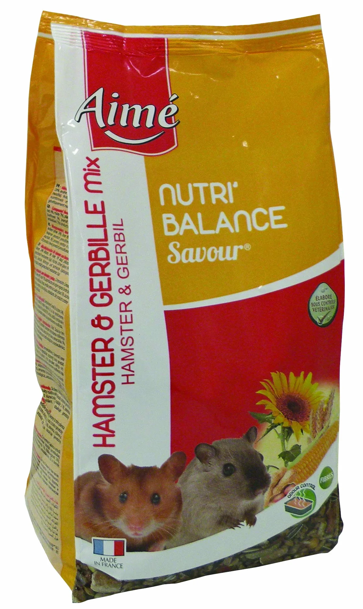 AIME Nourriture pour Hamster et Gerbille, NUTRI'BALANCE SAVOUR MIX, 900g