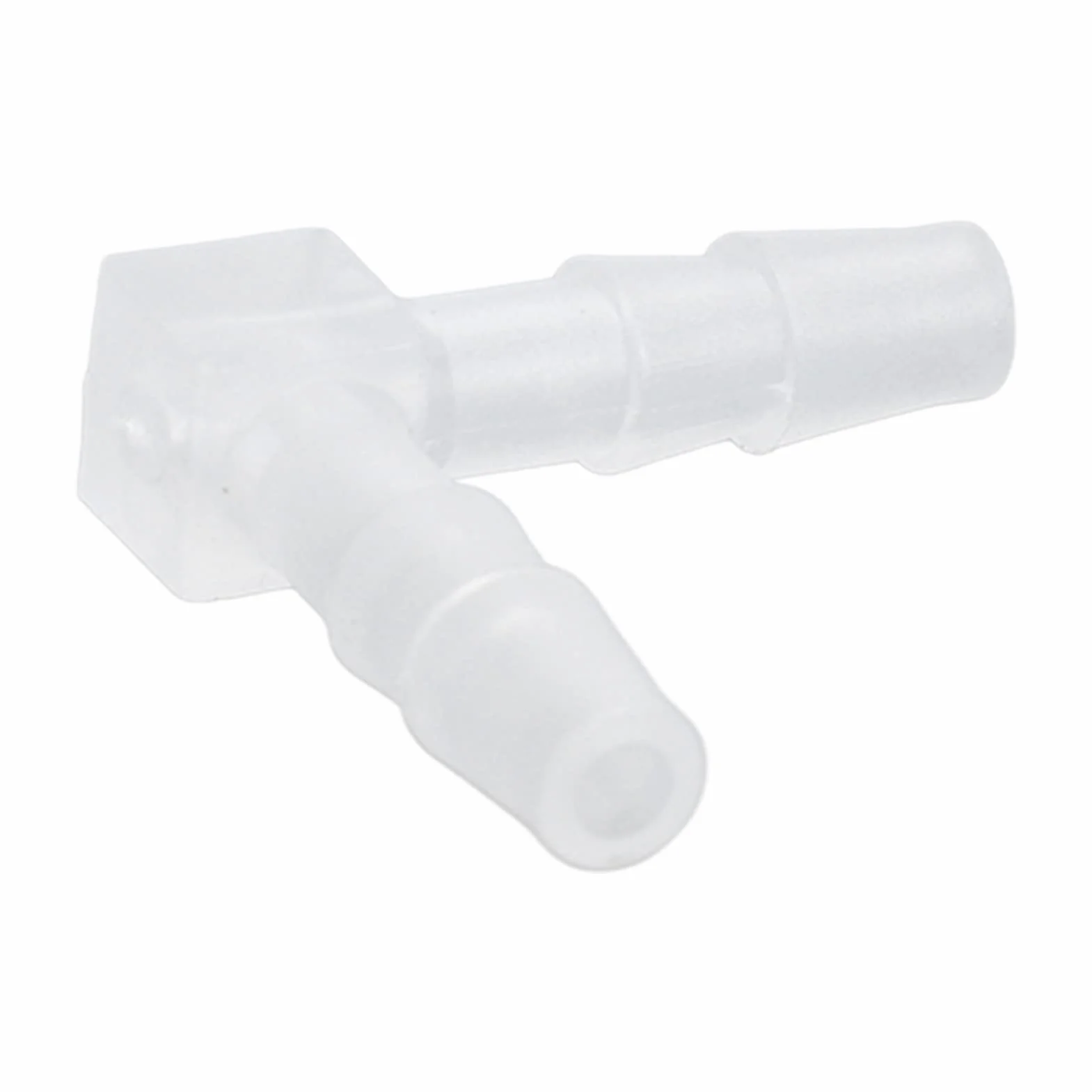 Raccord Tuyau Barb 90 Degrés Plastique 4mm pour Aquarium Air Eau Carburant