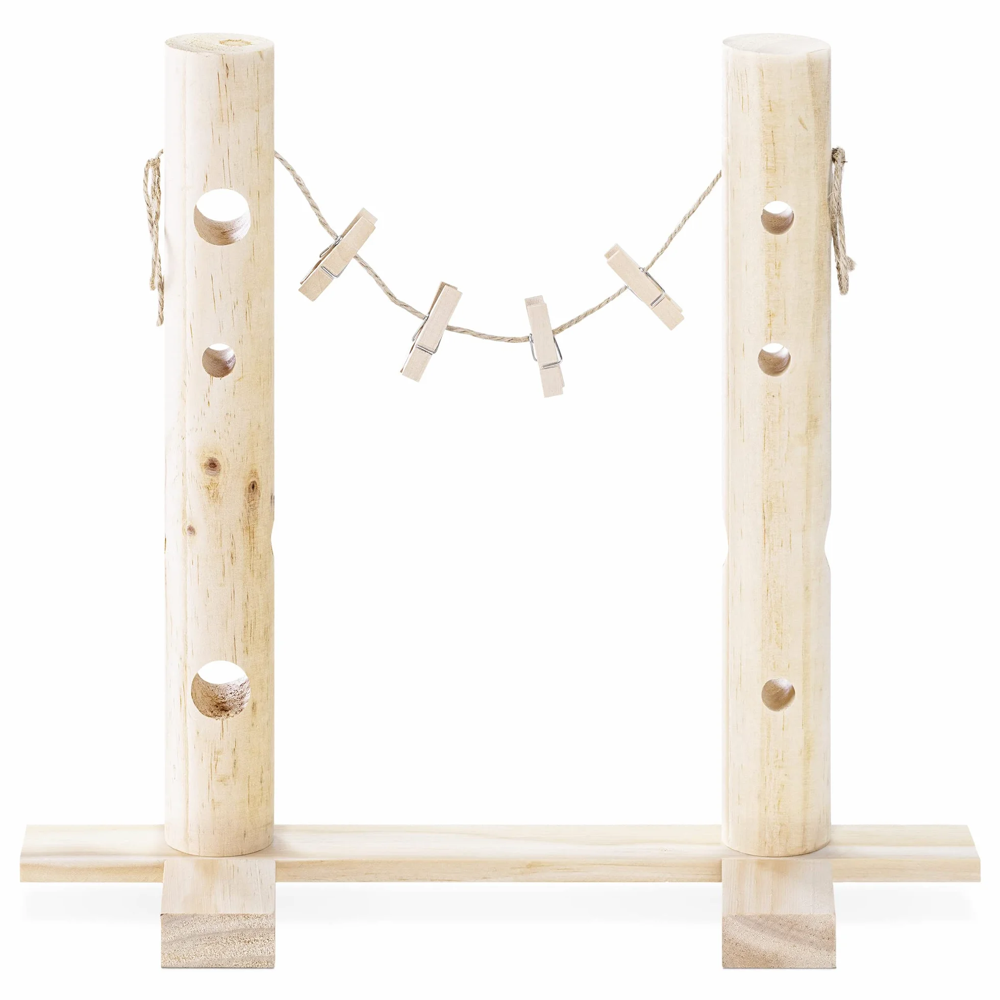 Navaris Mangeoire pour Lapin en Bois de pin 34 x 31 x 15 cm pour Rongeur Cochon d'Inde Chinchilla