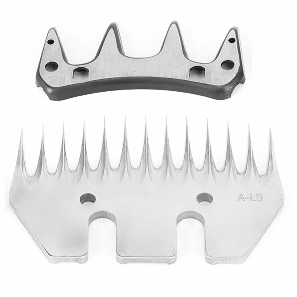 Lame de Tondeuse à Mouton en Acier Inoxydable, Cisaillement pour Chèvre 13 Dents