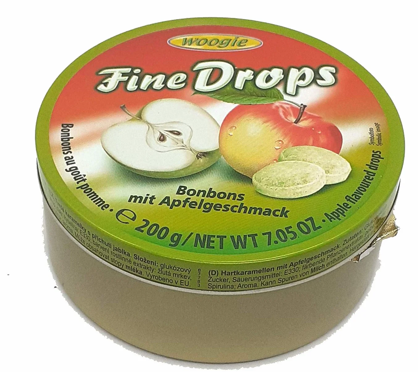 Woogie Fine Drops Appel 200 g