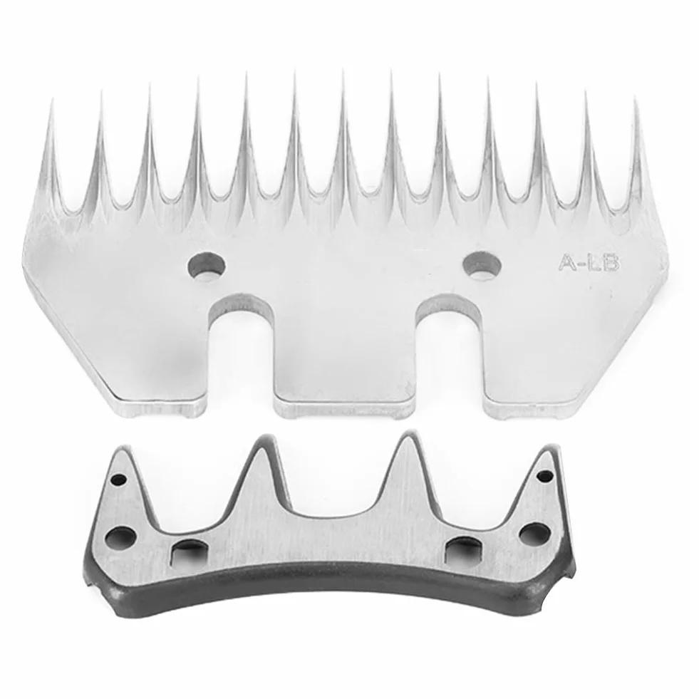 Lame de Tondeuse à Mouton en Acier Inoxydable, Cisaillement pour Chèvre 13 Dents
