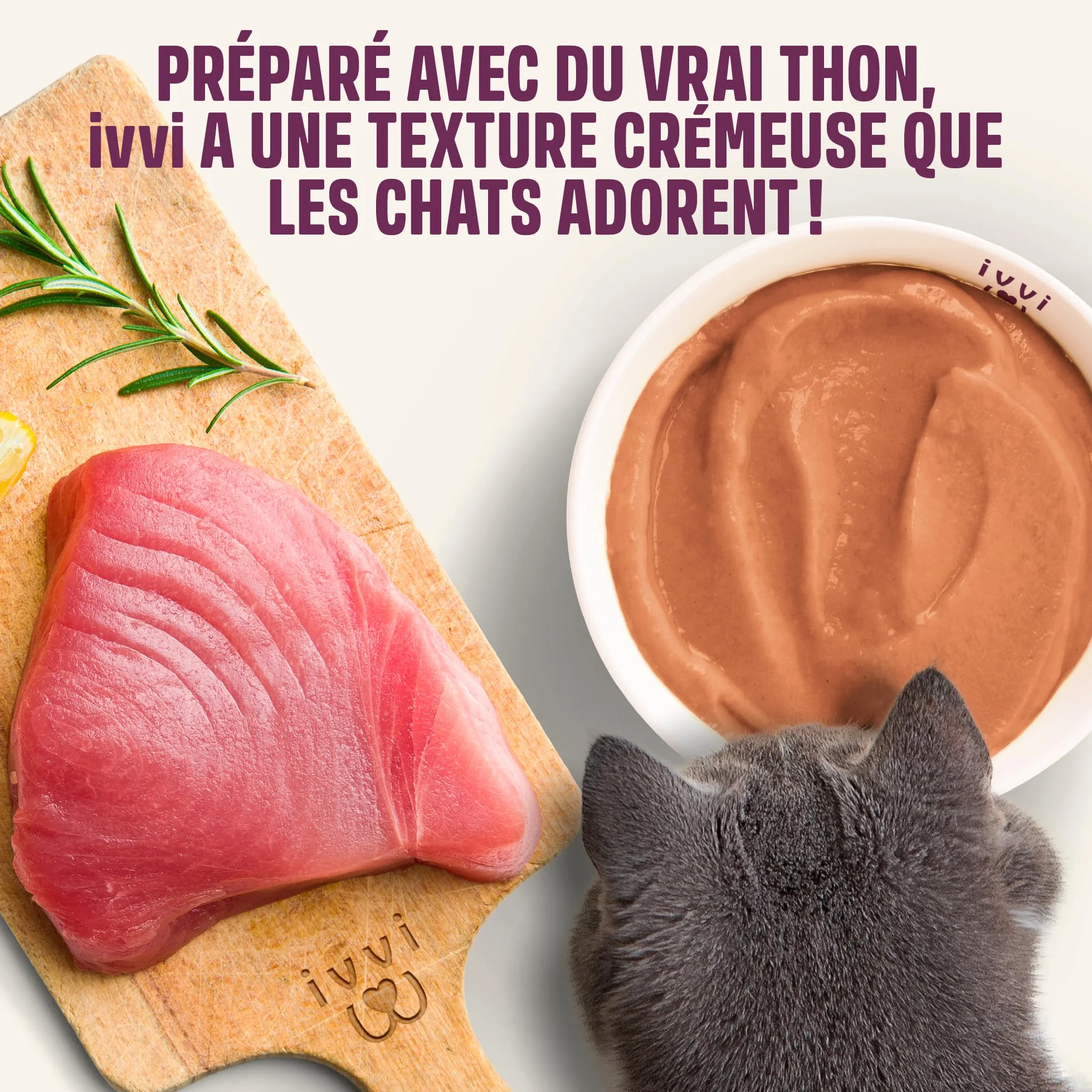 ivvi Calmant pour Chat Relax Essence Crème à Lécher Anti-Stress Chat Camomille L-Tryptophane Magnésium 30 x 15g