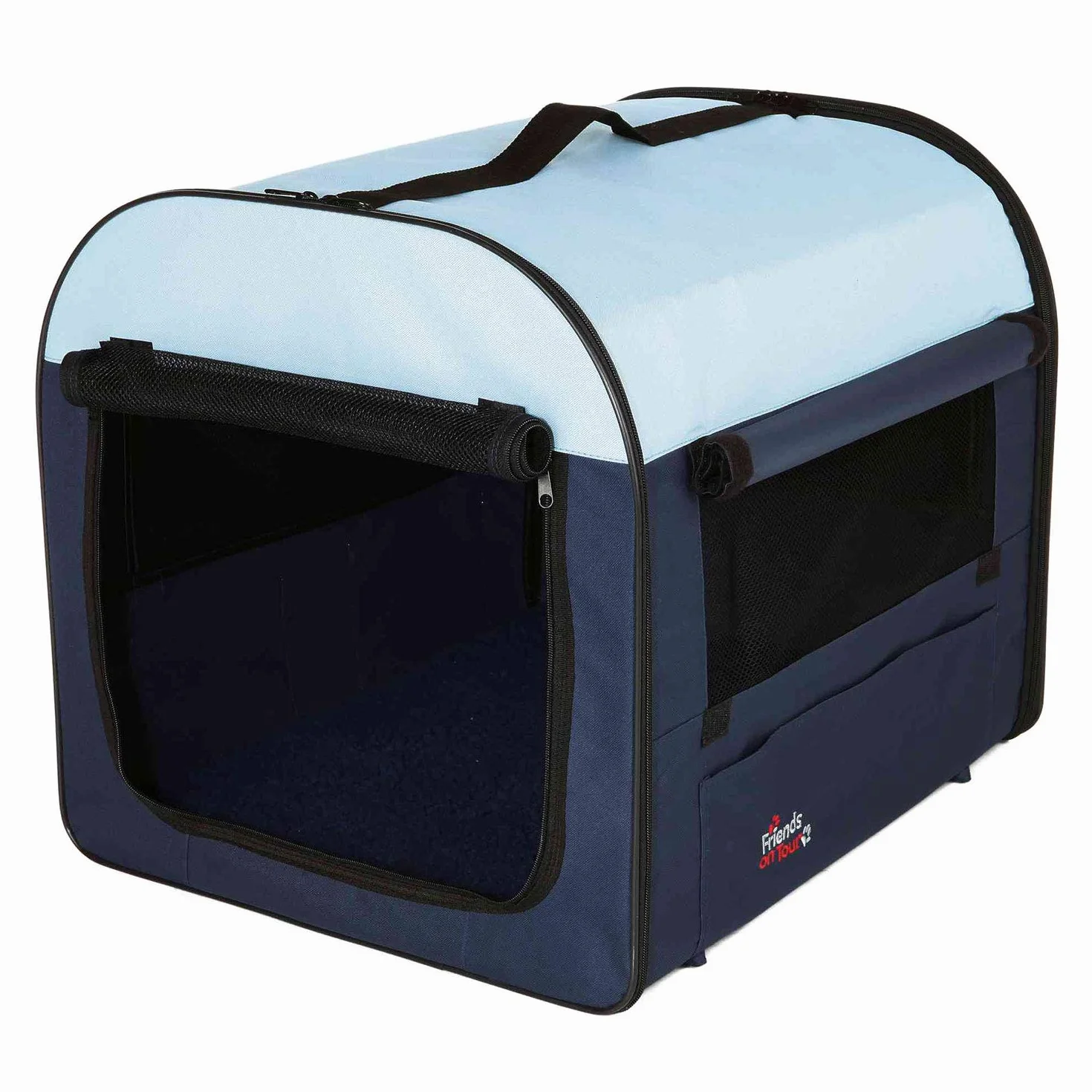 TRIXIE Home Box pour chien Taille S 64 x 54 x 48 pliable 1 porte avant et côté