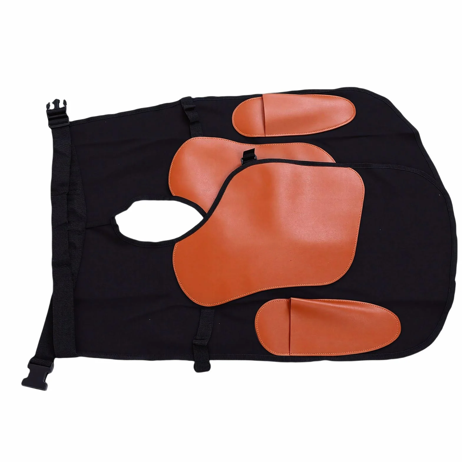 Naroote Tablier de Maréchal-ferrant Réglable avec Aimant Puissant, Rangement D'outils pour Ferrer Les Chevaux, Tablier de Maréchal-ferrant en Toile Noire pour Maréchaux-ferrants, 55,0 X 26,0 Pouces