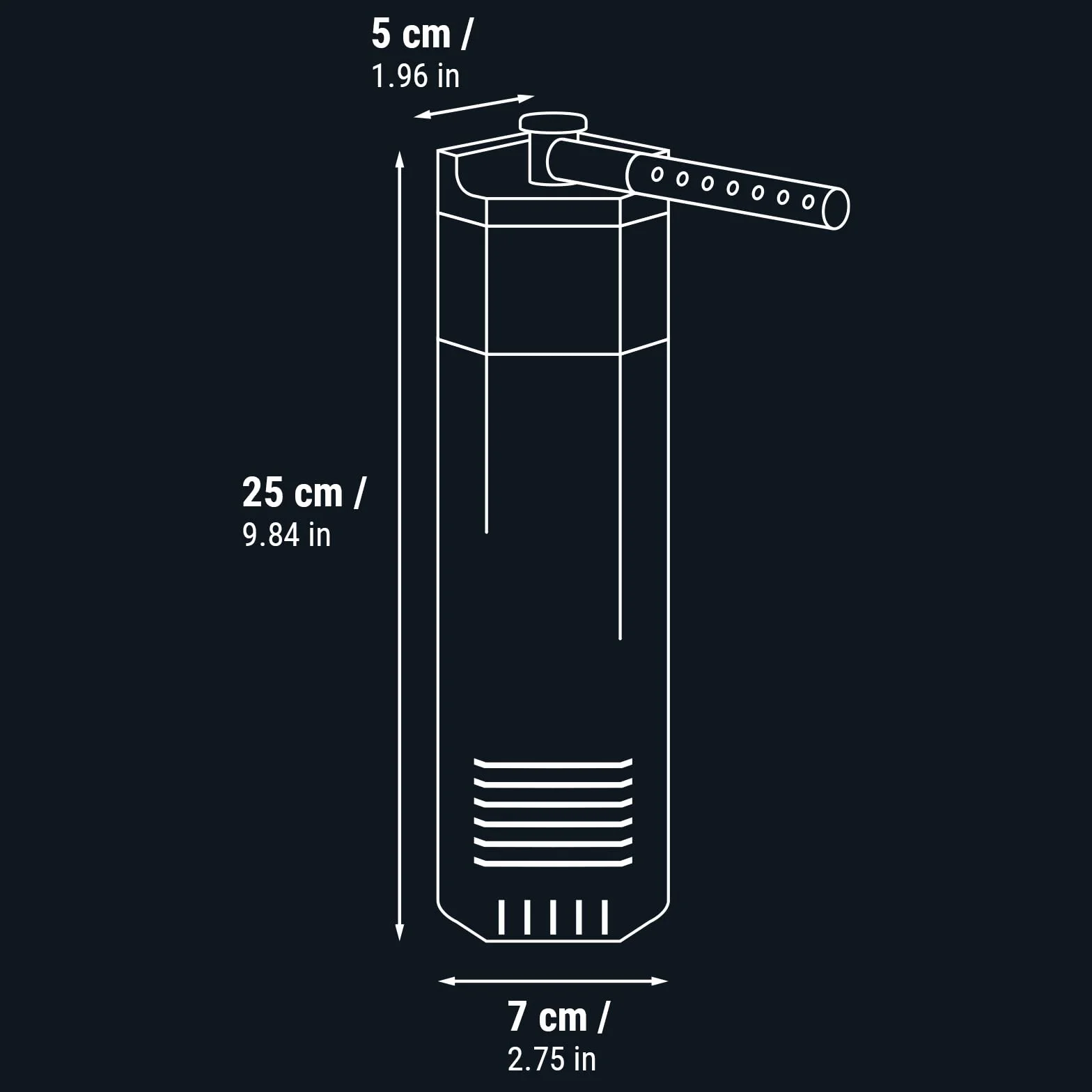 Dennerle Nano Filtre d'angle 30-60 litres Puissant Silencieux Compact