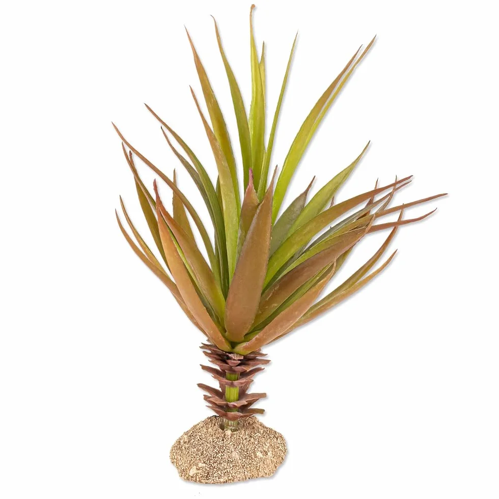 REPTILES PLANET - Pacaya Bush- Plante Artificielle - Décoration pour Terrarium - 20 cm