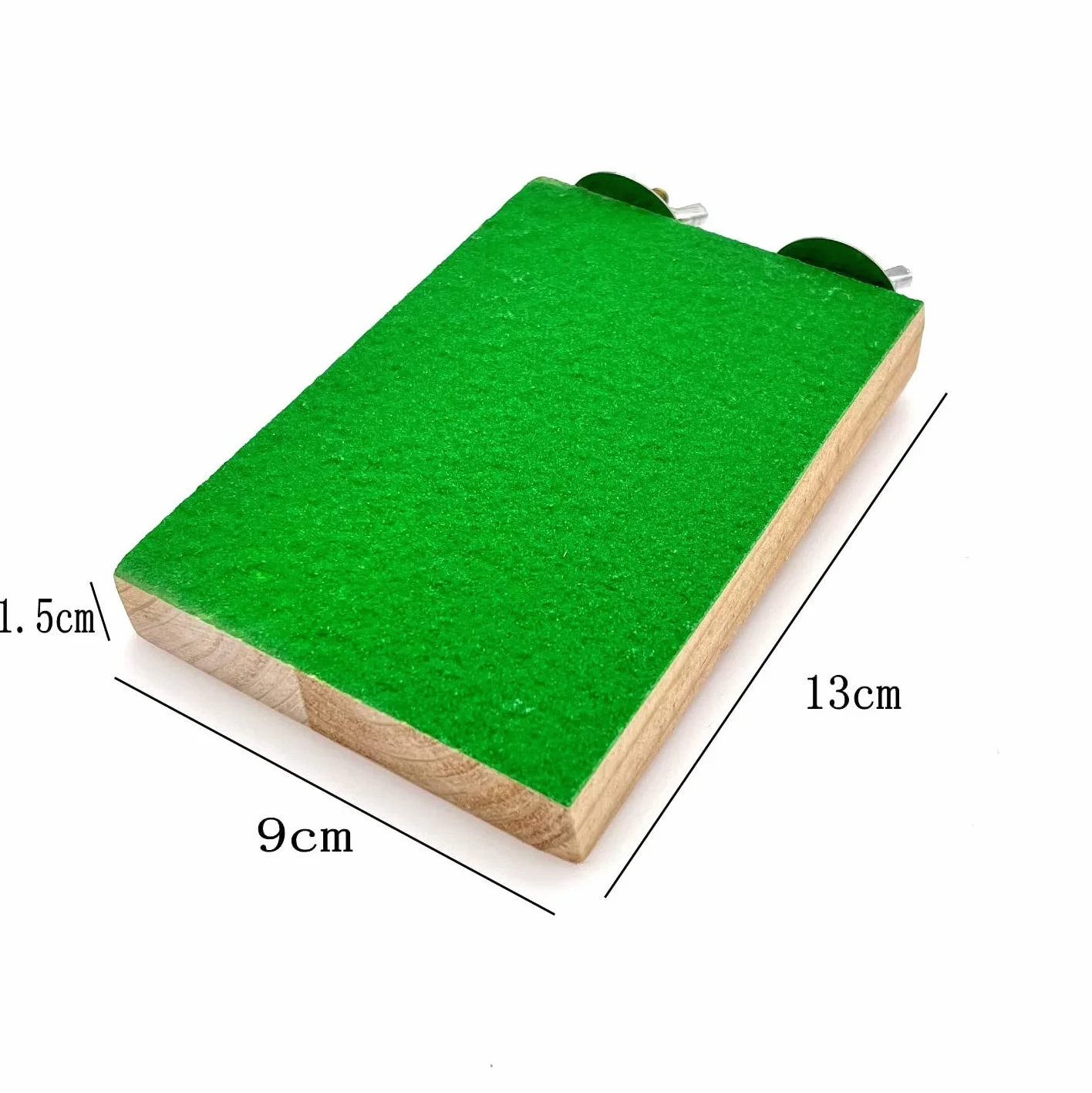 Perchoir plat en bois pour perroquet - Plate-forme pour perruches, canaris, calopsittes, inséparables, hamsters
