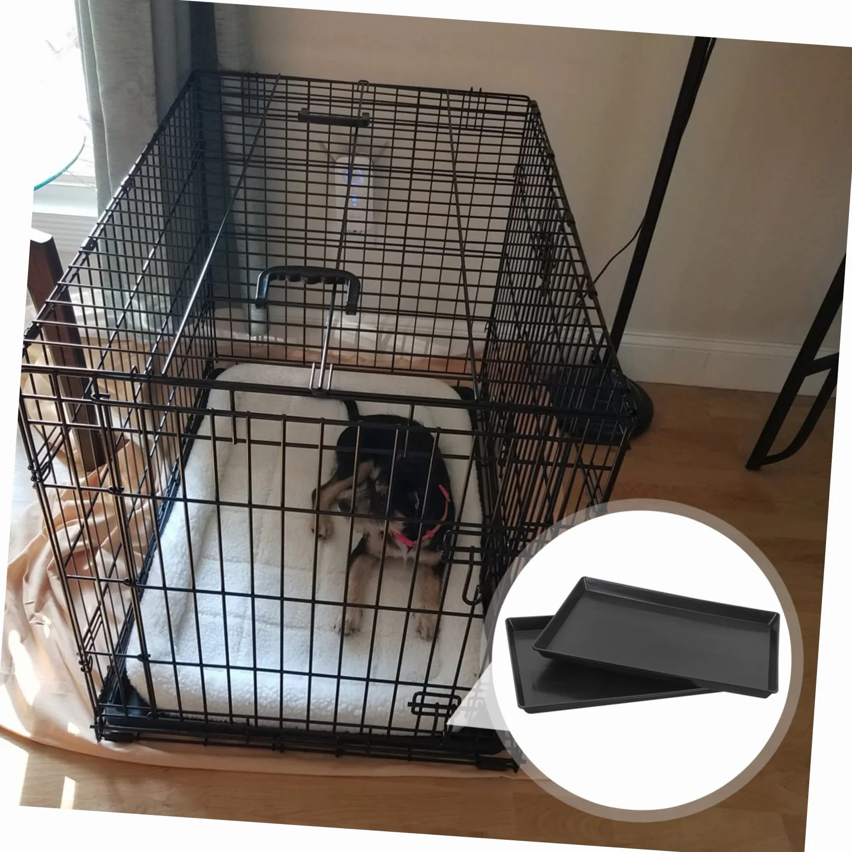 Garneck Plateau De Cage pour Oiseaux Et Chiens Remplacement du Fond Bac Nettoyage