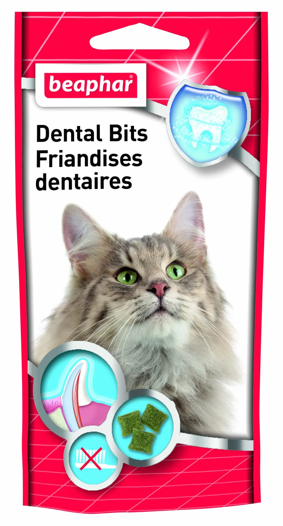 BEAPHAR Dents Saines friandises dentaires à la Chlorophylle pour Chat 35g