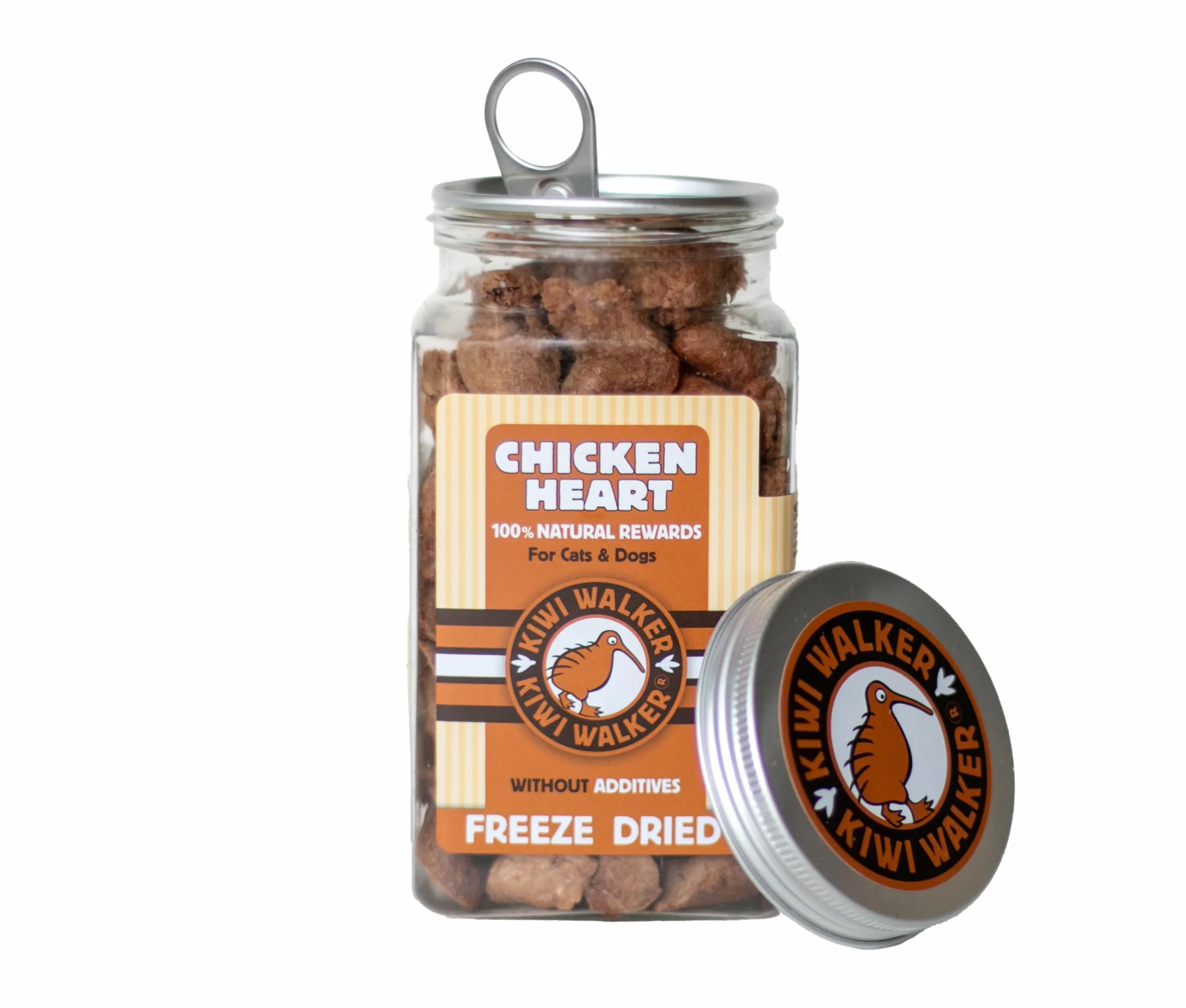 Friandises lyophilisées pour chiens cœur de poulet 1 paquet