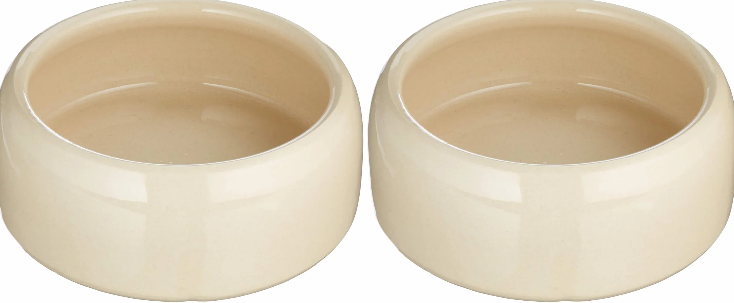 Nobby Mangeoire en Terre Cuite pour Rongeur Naturel Diamètre 12 cm Lot de 2