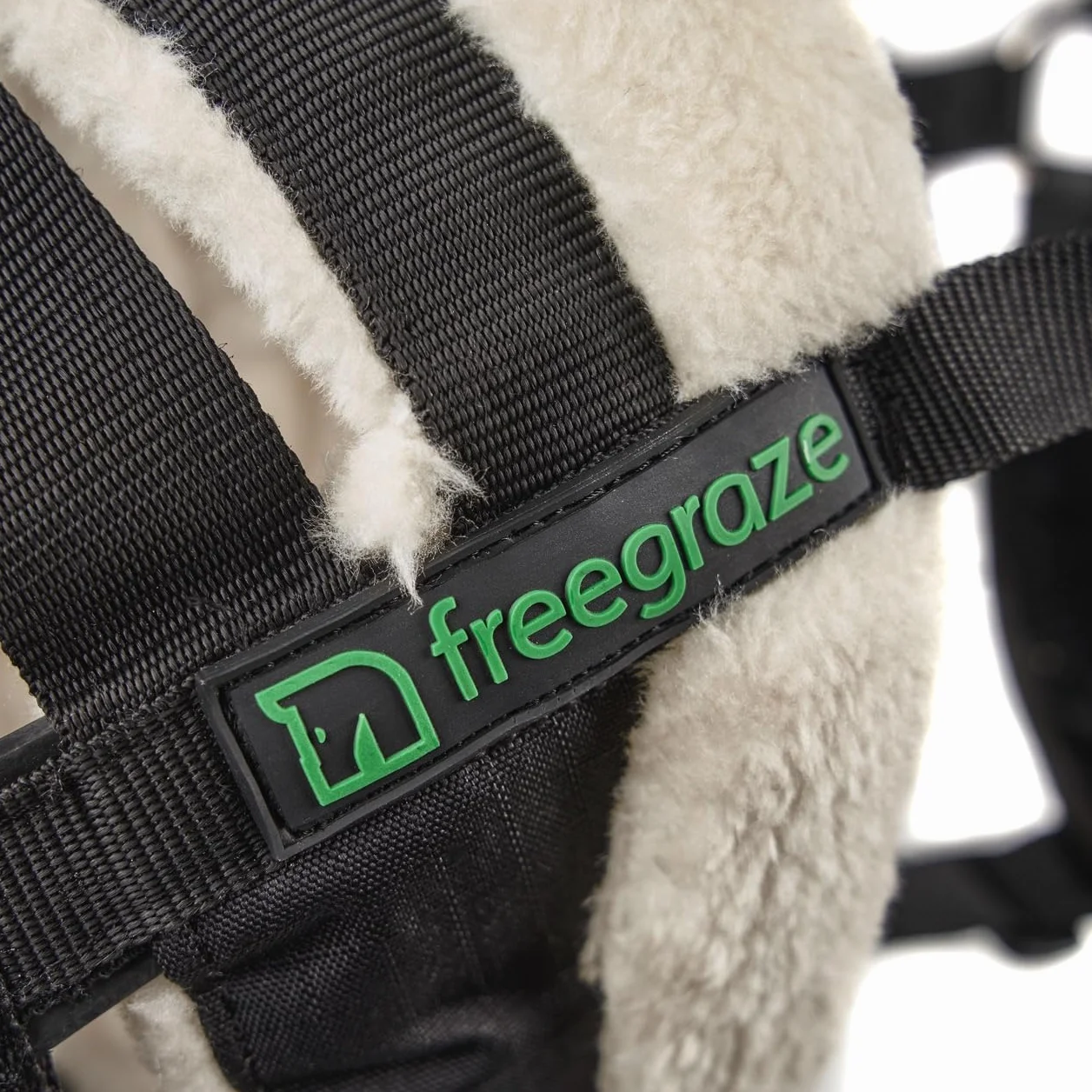 Shires FreeGraze AirFlow Muselière Noir