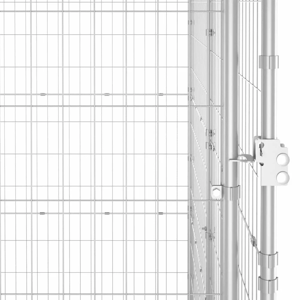 Enclos pour Chiens Acier Galvanisé vidaXL 110x220x180 cm