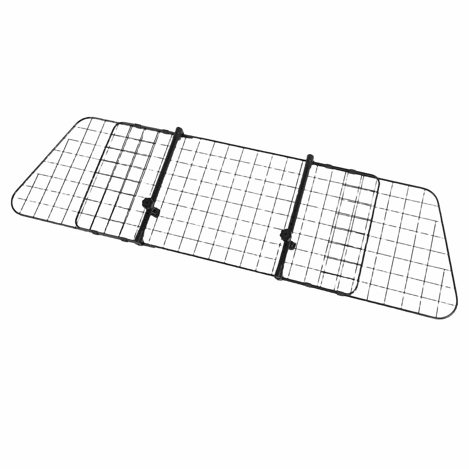 Barrière de Voiture pour Chien Réglable en Haute densité Noire pour SUV, Camions et Berlines, Solution D'isolation pour Animaux de Compagnie pour Un Voyage en Toute sécurité