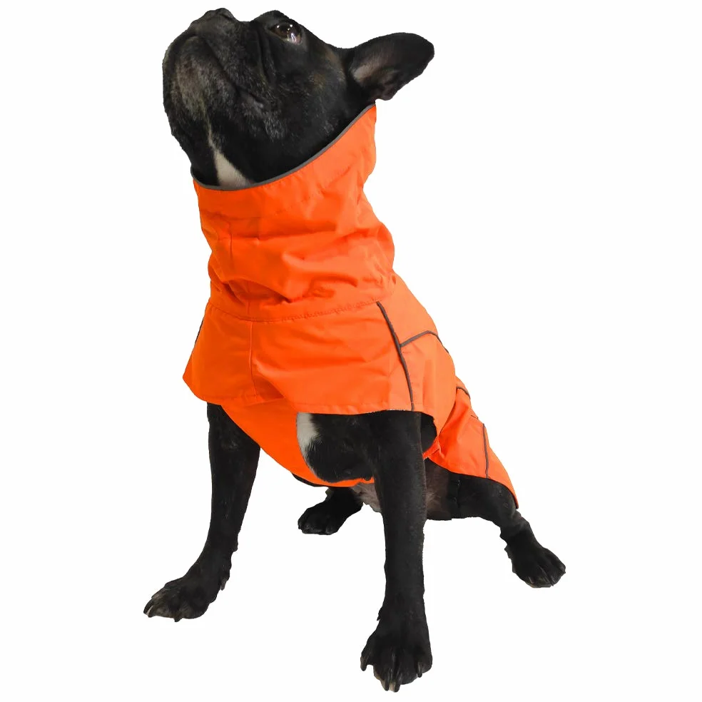 Croci Randonnée - Manteau pour Chien, Imperméable pour Chien, Makalu, Doublure Thermorégulatrice, Couleur Orangetaille 40 cm - 195 g