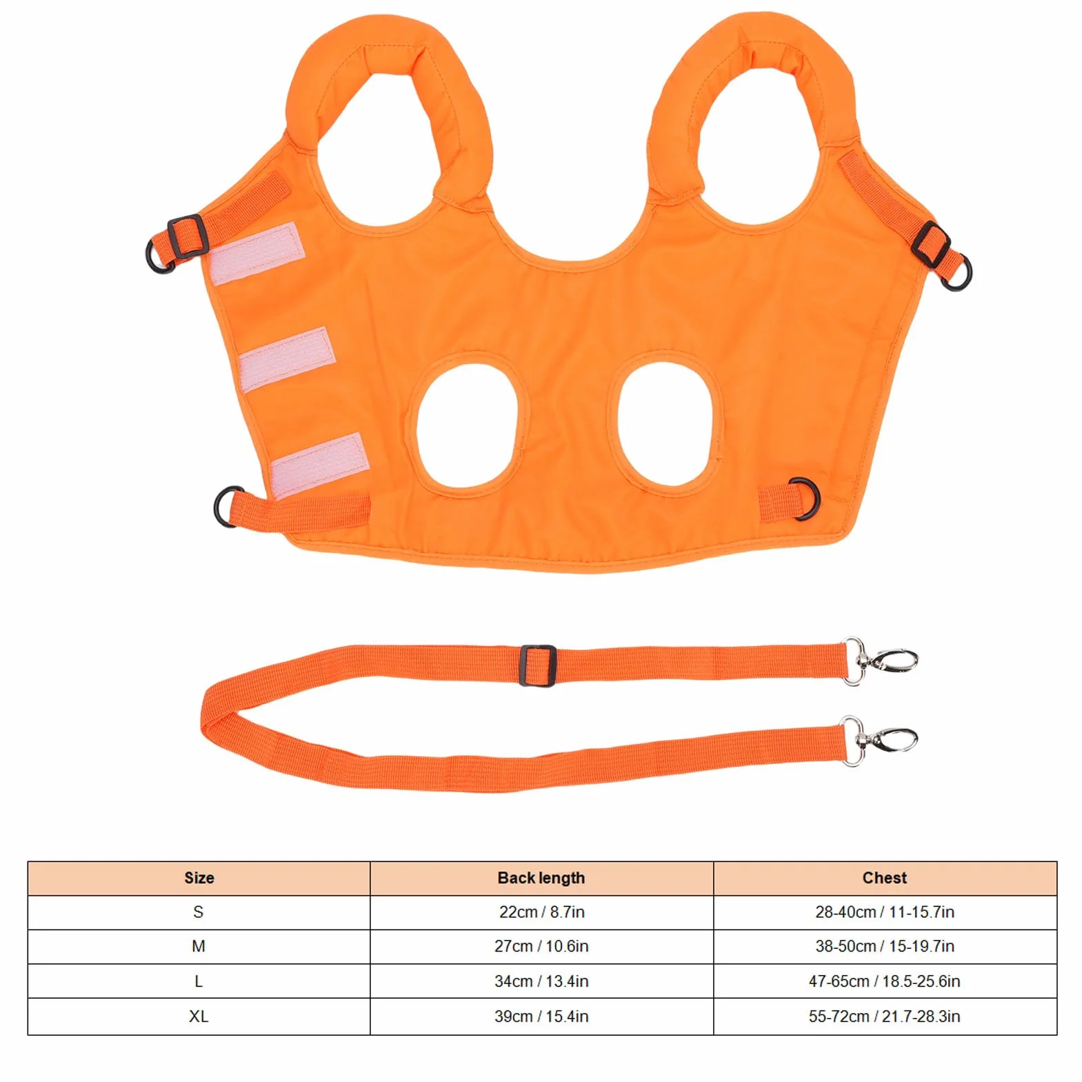 Acouto Élingue de Harnais de Poitrine de Style Gilet pour Chien Handicapé, Mélange Polyester Nylon, Support (M)