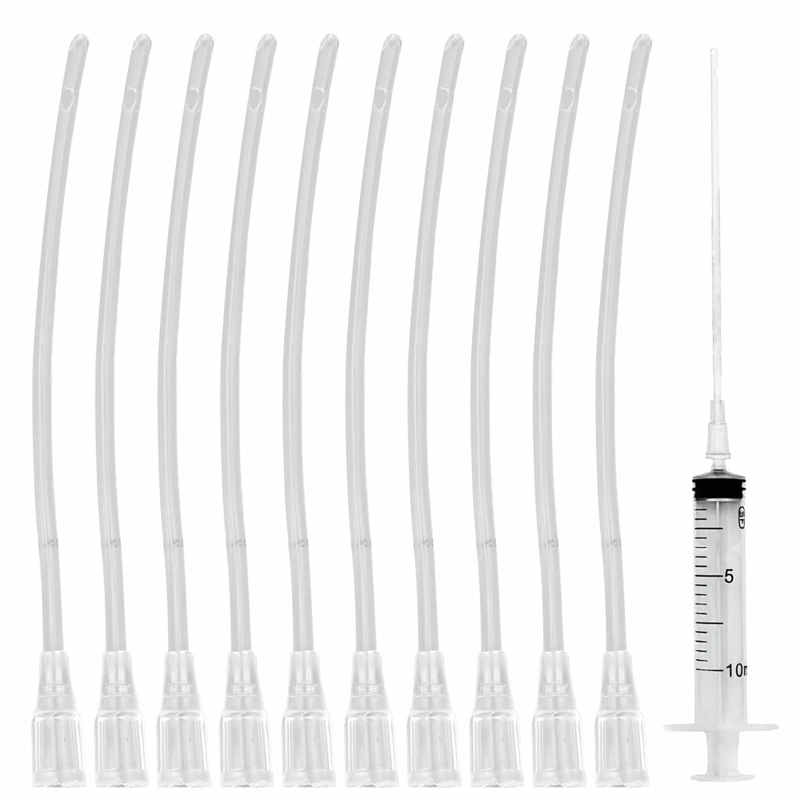Seringue pour Alimentation de Tortue, Lot de 10 Tubes pour Médicaments Liquides, Bébé Oiseau