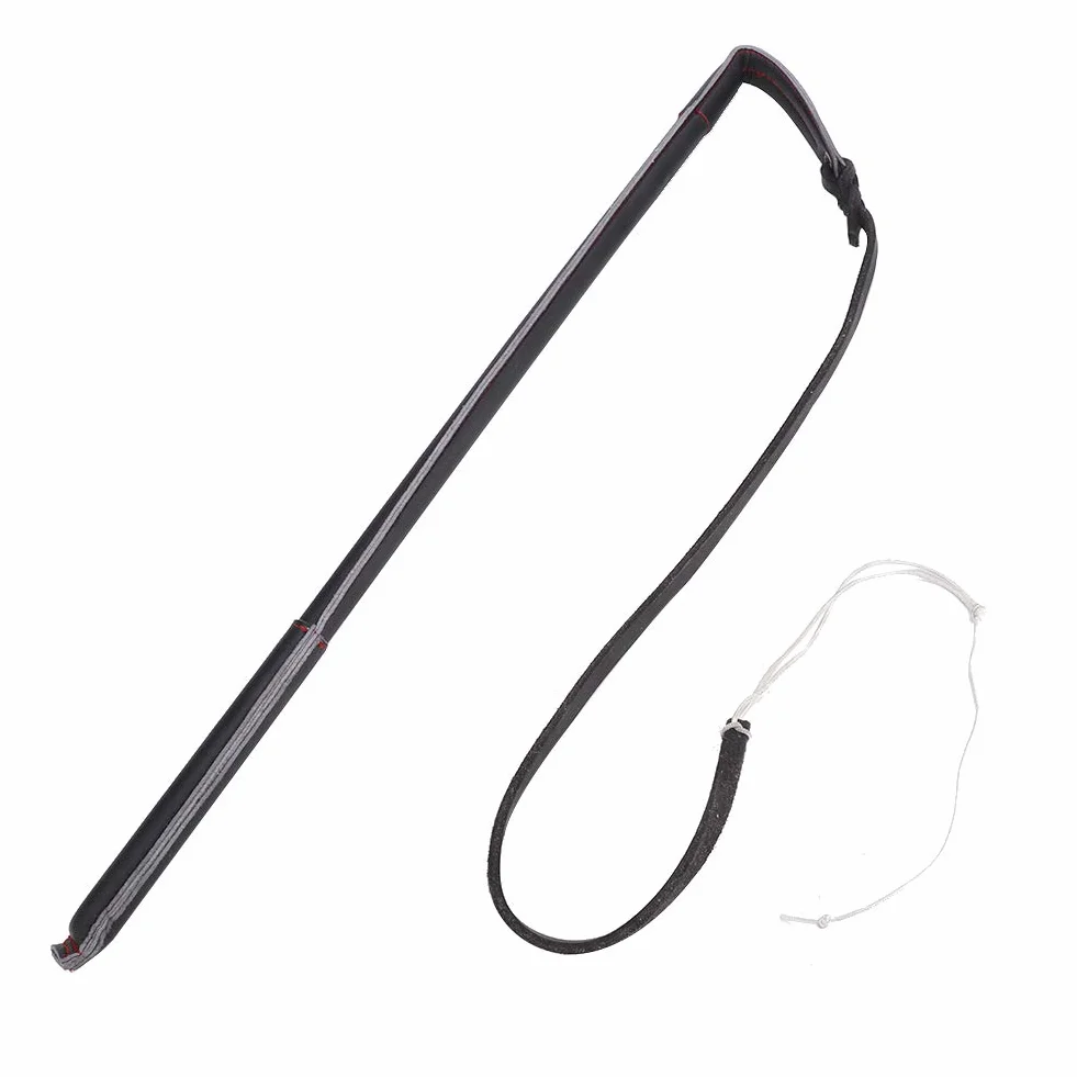 Martinet pour Chien Fouet Cuir Dressage Taille Moyenne Peau de Vache