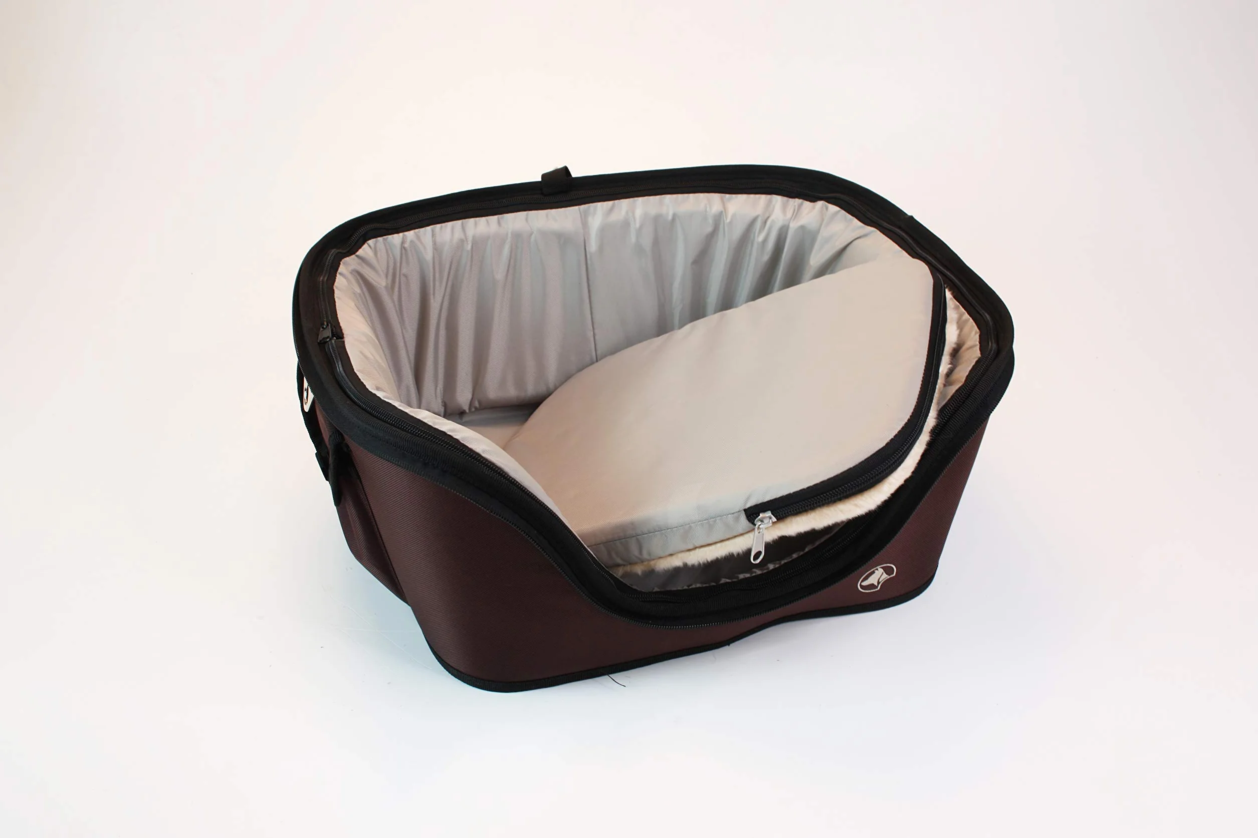 CROCI FAST&EASY Sac 2en1 transport et panier couchage chien chat bandoulière animal Taille S 12 kg