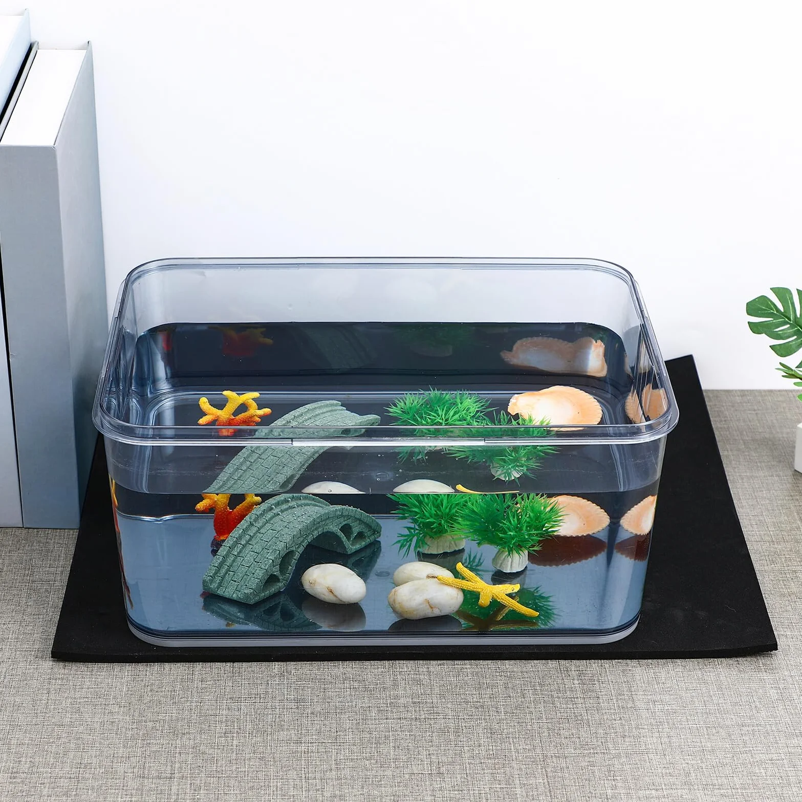 Tapis de Protection pour Aquarium Matelas Épais Mousse Antidérapant