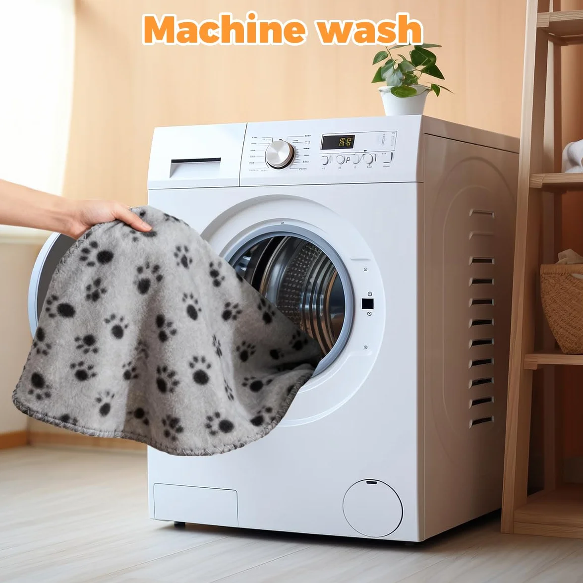 Plaid Chien 60x70 cm Double Face Couverture Animaux Lavable Universelle pour Petite et Moyenne Taille Chiens et Chats