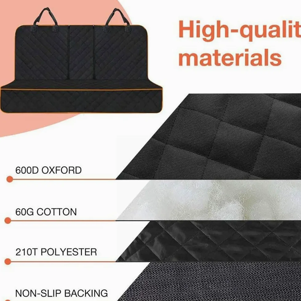 Protection Coffre Voiture Chien pour Peugeot 2008 2014-2019,Imperméable et Antidérapant Animaux Tapis Voyage,Pliable Siège Arrière Protection